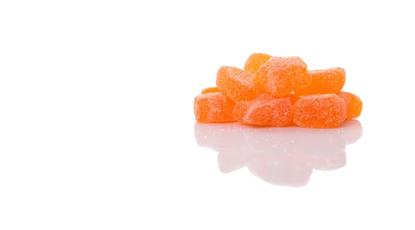 Süße Orangengelee Bonbons — Stockfoto