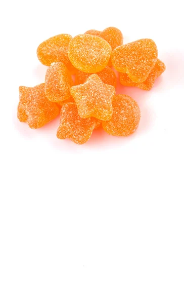 Süße Orangengelee Bonbons — Stockfoto