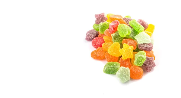 Bunte Mischung Zuckergelee Bonbons — Stockfoto