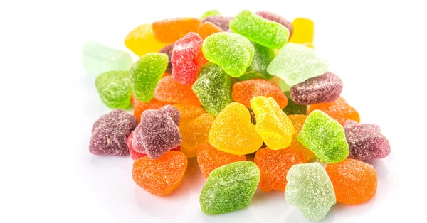 Renkli Mix şeker Jelly şeker beyaz izole