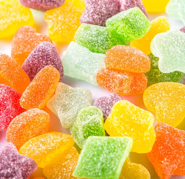 Kleurrijke Mix kandijsuiker Jelly — Stockfoto