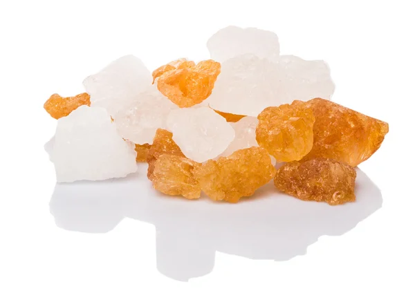 Azúcar de roca blanca y caña de azúcar Rock — Foto de Stock