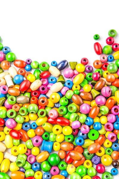 Colorful Wooden Beads — Stock Photo, Image