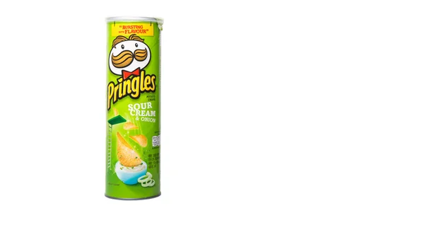 Kuala Lumpur Malajzia Január 2015 Kellogg Társaság Tulajdonában Pringles Egy — Stock Fotó