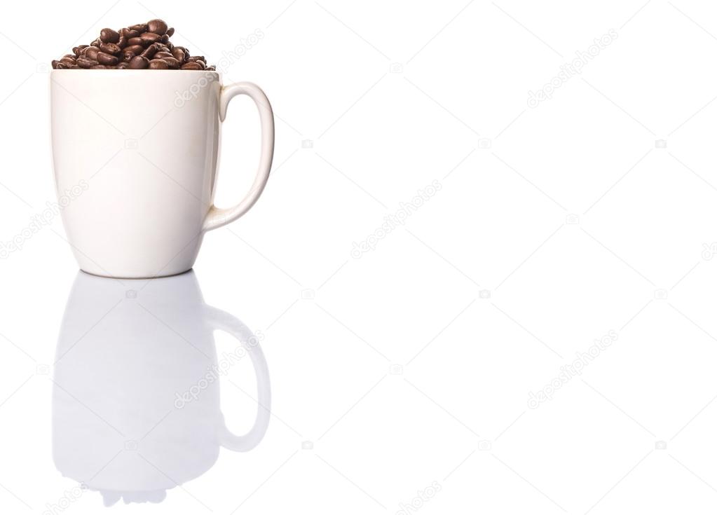 Coffee Beans In Mug