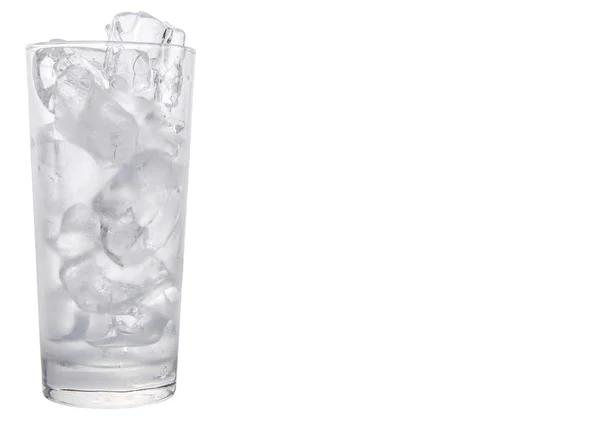 Кубик Льоду Склянці — стокове фото