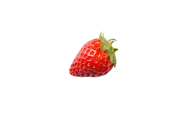 草莓在白色背景 — 图库照片