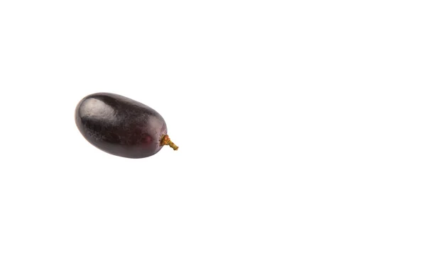 Black Grapes White Background — Stock Photo, Image