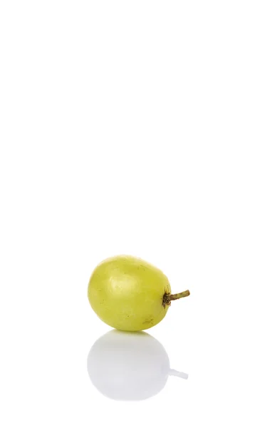 Uvas Verdes Fruta Sobre Fondo Blanco — Foto de Stock