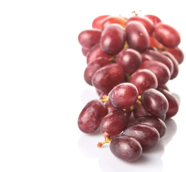 Red Grapes Fruits White Background — Stock Photo, Image