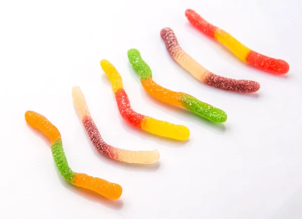 Färgglada socker gelé godis Strip — Stockfoto