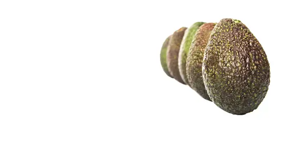 Avocado Fruit White Background — Stock Photo, Image