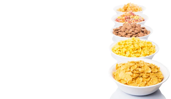 Mix Variety Of Breakfast Cereals — Stock Photo, Image