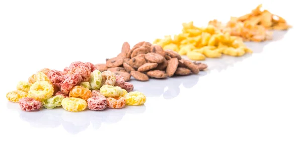 Mix Varietà di cereali da colazione — Foto Stock