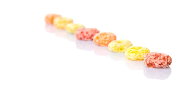 Colorful Fruit Flavored Cereal — Stock Photo, Image