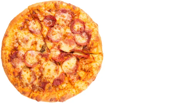 Pepperoni Și Brânză Pizza — Fotografie, imagine de stoc