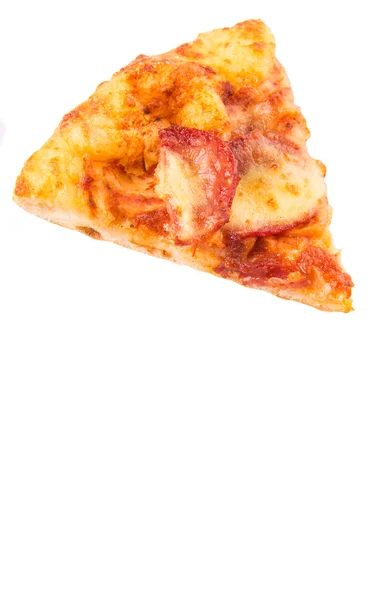 Pizza al salame piccante e formaggio — Foto Stock