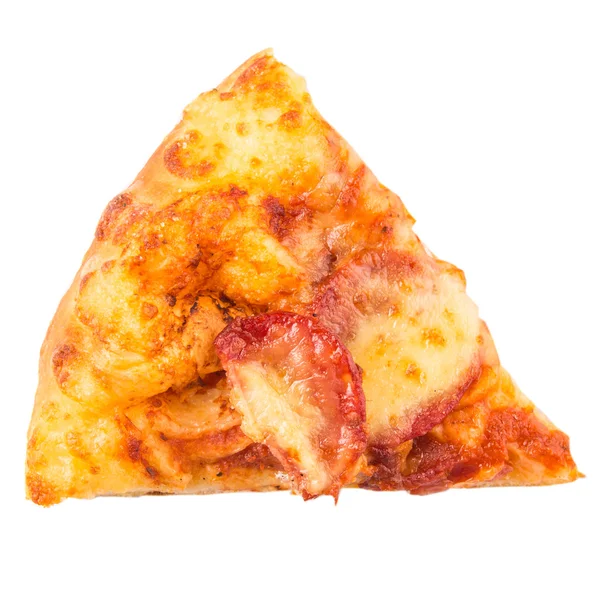 Pizza al salame piccante e formaggio — Foto Stock