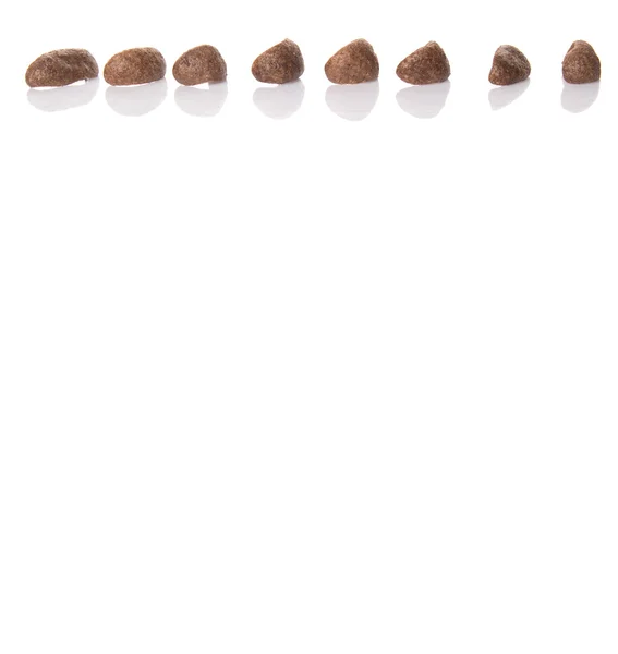 Křupavé čokoládové snídaňové cereálie — Stock fotografie