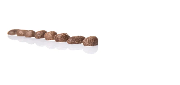 Krokante chocolade ontbijtgranen — Stockfoto