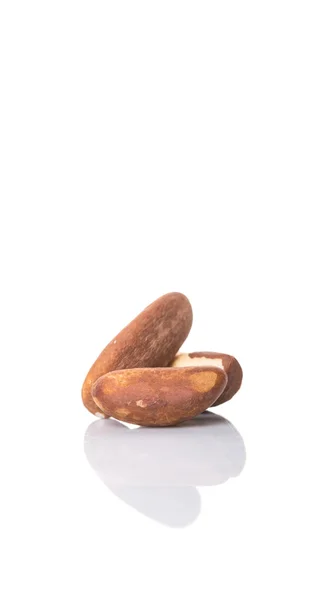 Brazil Nuts White Background — Stock Photo, Image