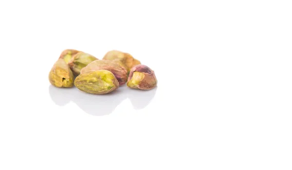 Pistachio Nuts White Background — Stock Photo, Image