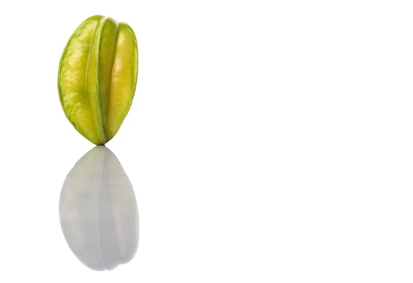 Starfruit Carambola Sobre Fondo Blanco —  Fotos de Stock