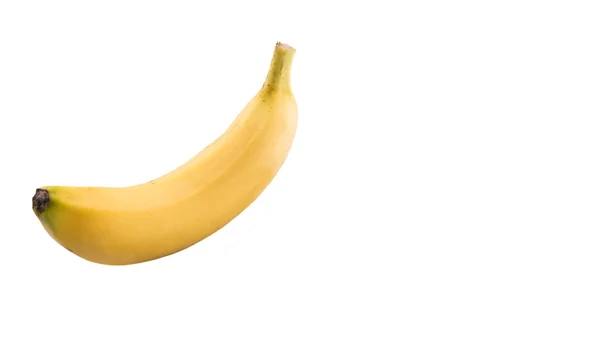 Banana Frukt Över Vit Bakgrund — Stockfoto