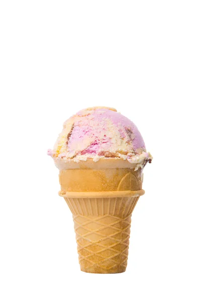 Segurando sorvete — Fotografia de Stock