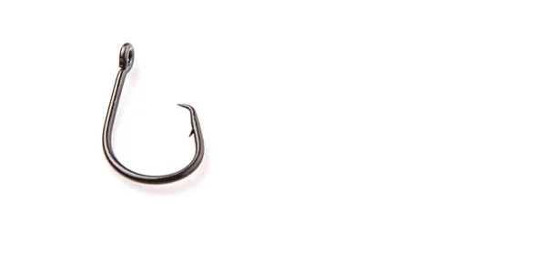 Fish Hook White Background — Stock Photo, Image