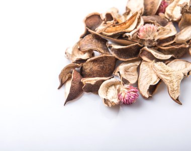 Potpuri malzeme kurutulmuş doğal bitkiler