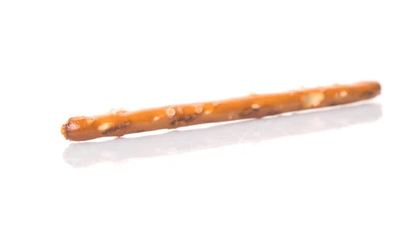 Beyaz Arka Plan Üzerinde Kahverengi Lezzetli Simit Sopa — Stok fotoğraf