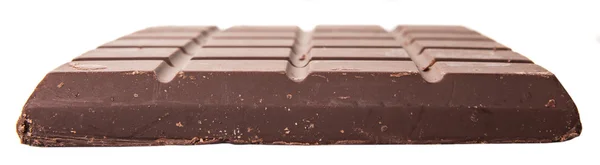 Dark Brown Chocolate Bars White Background — Stock Photo, Image