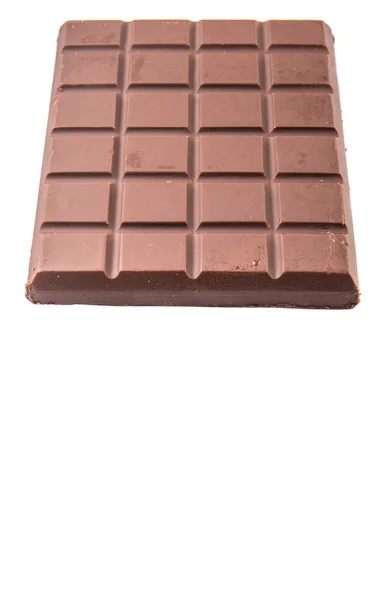 Barra de chocolate marrom — Fotografia de Stock