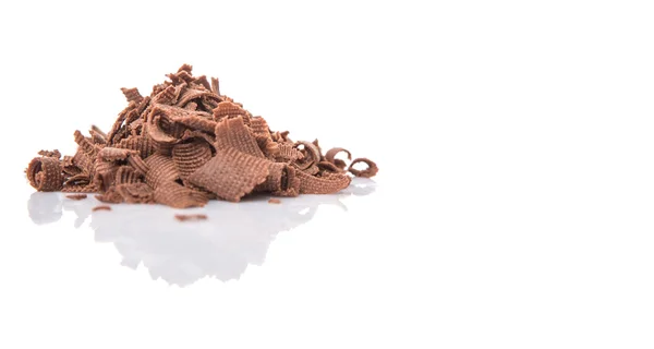 Dark Brown Chocolate Pieces — Stock Photo, Image