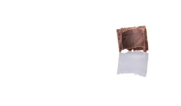 Шоколадные Завитки Белом Фоне — стоковое фото