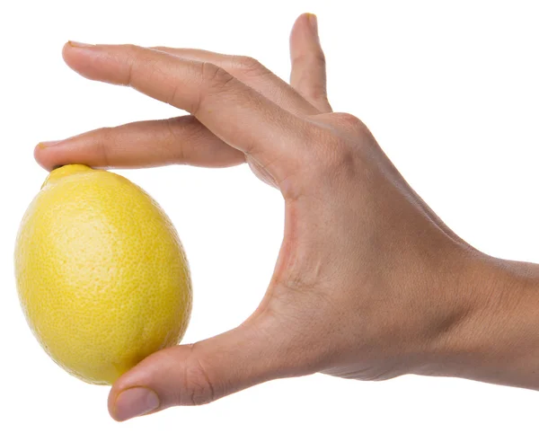 stock image Holding Lemon Fruit