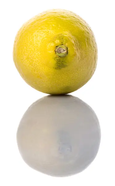 Limon Meyve Beyaz Arka Plan Üzerinde — Stok fotoğraf