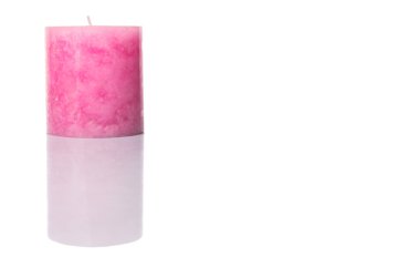 Pembe renkli kokulu mum