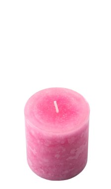 Pembe renkli kokulu mum