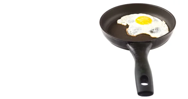 Τηγανητό Αυγό Τηγάνι — Φωτογραφία Αρχείου