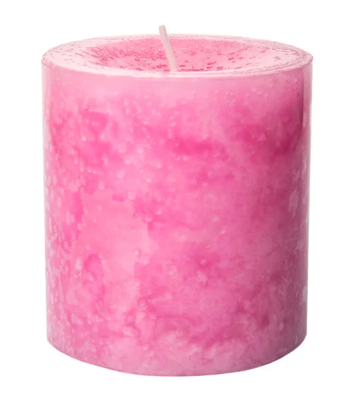 Růžové barevné aromatická svíčka Royalty Free Stock Obrázky