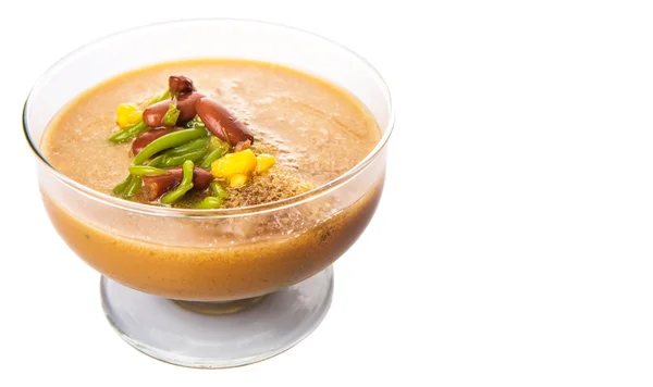 Cendol Populär Traditionell Dessert Med Ursprung Från Sydostasien Ett Glas — Stockfoto