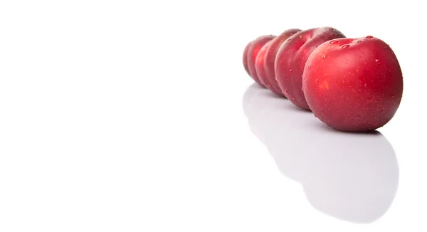 Victoria Plum Or Red Plum — Stock Photo, Image