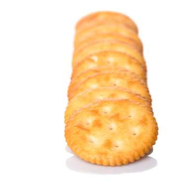 Yuvarlak tuzlu kraker