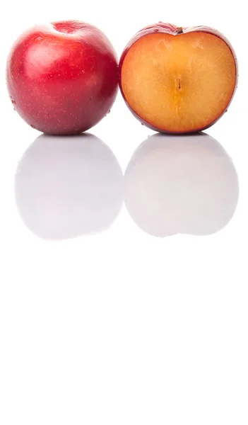 Victoria Plum or Red Plum — Stock Photo, Image