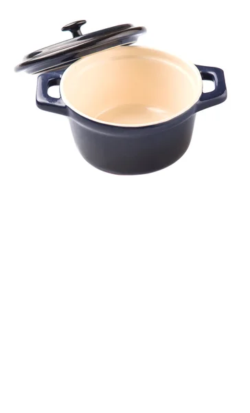 Kék Cocotte Pot — Stock Fotó