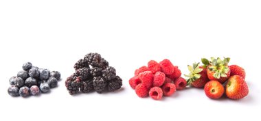 Çilek, böğürtlen, yaban mersini ve ahududu