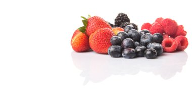 Çilek, böğürtlen, yaban mersini ve ahududu