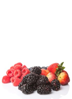 Çilek, böğürtlen, yaban mersini ve ahududu